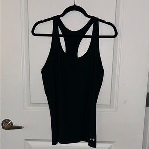 Under Armour Women's Black Tank Top, Size Large